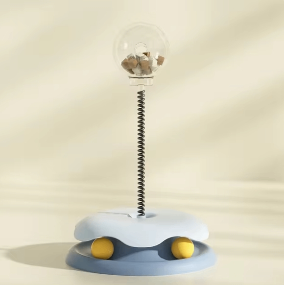 Interactive Slow Feeder Cat Toy – Treat & Food Puzzle Dispenser
