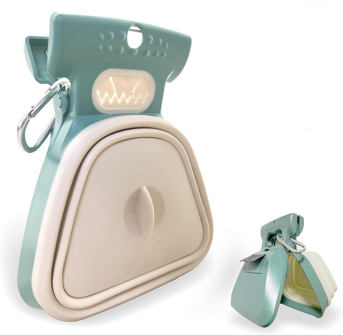 Portable Pet Waste Scooper with Built-in Bag Dispenser