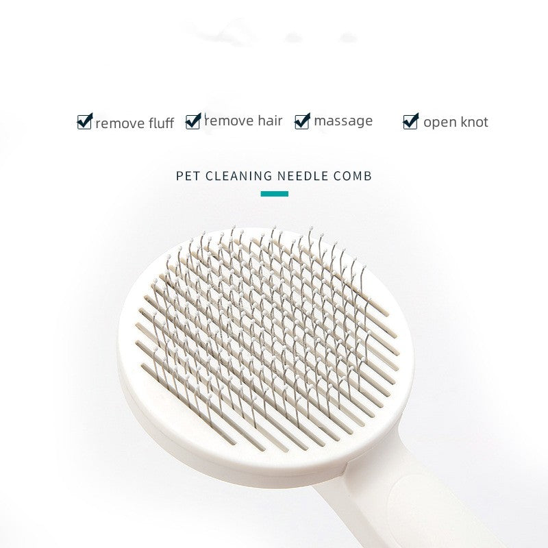 Self-Cleaning Slicker Brush for Dogs & Cats