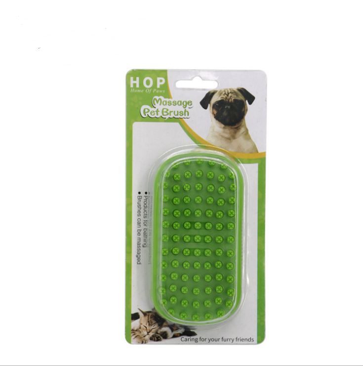 Soft Silicone Pet Grooming & Bath Massage Brush