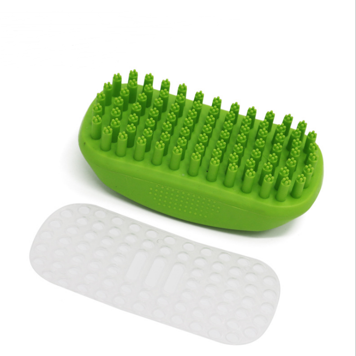 Soft Silicone Pet Grooming & Bath Massage Brush