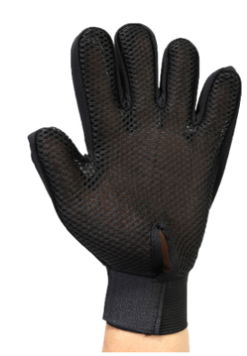 Pet Grooming & Deshedding Glove for Dogs & Cats