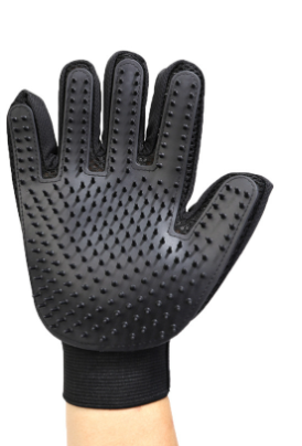Pet Grooming & Deshedding Glove for Dogs & Cats