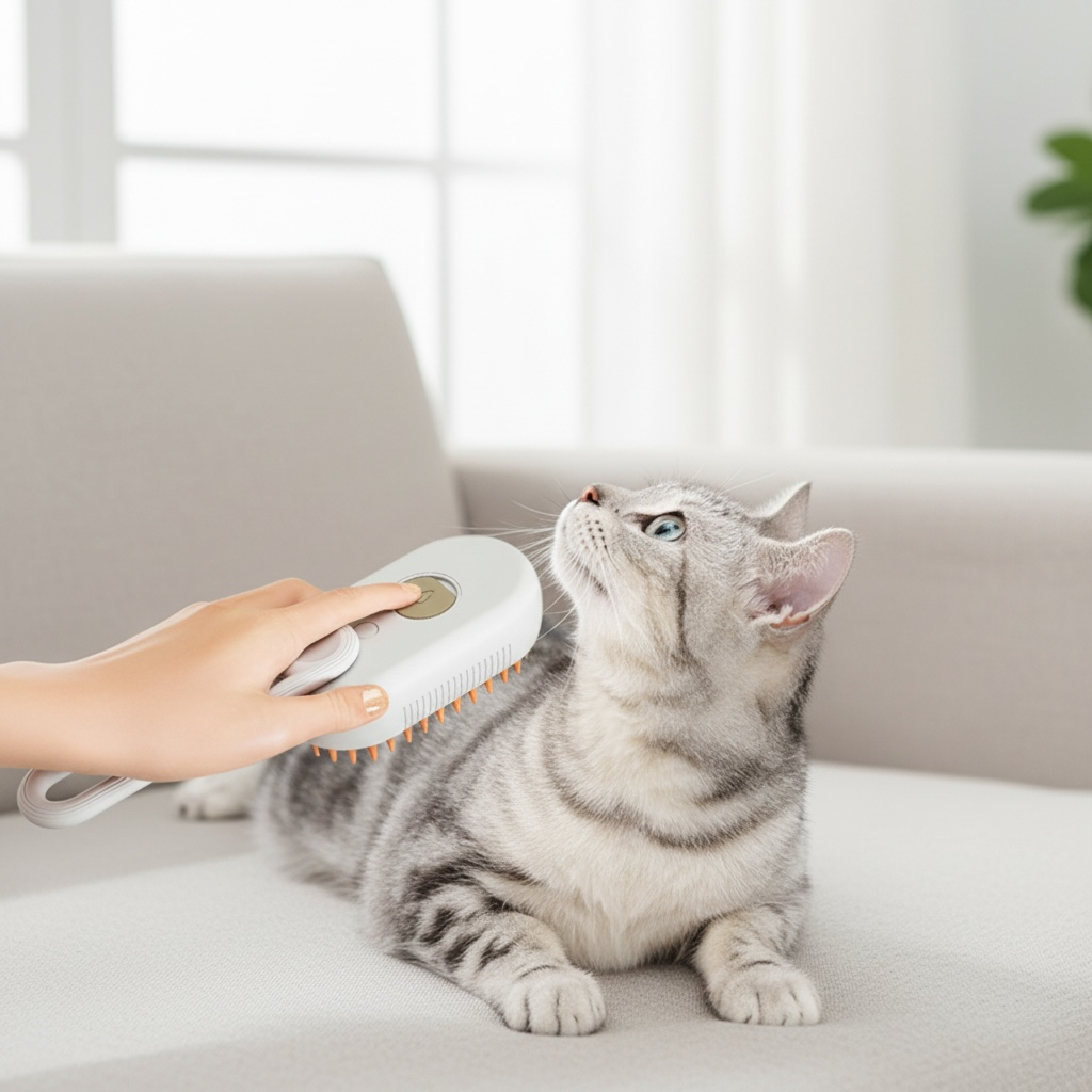 3-in-1 Mist Grooming Brush for Pets