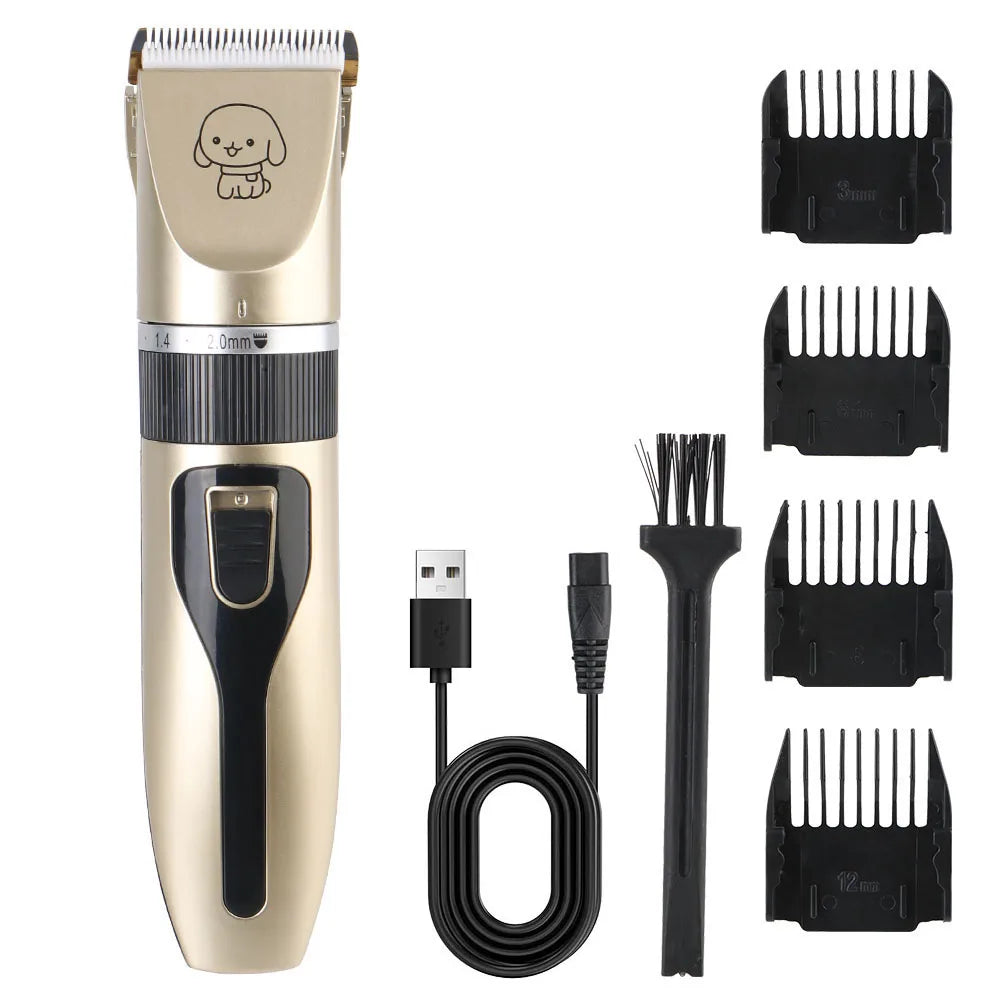 Rechargeable Pet Grooming Clippers for Dogs & Cats