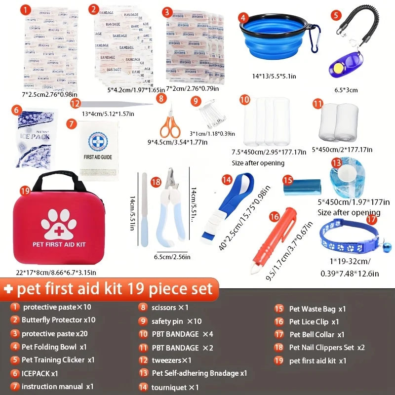 Pet First Aid & Travel Emergency Kit