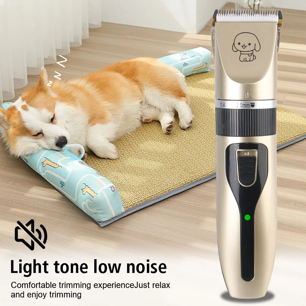 Rechargeable Pet Grooming Clippers for Dogs & Cats