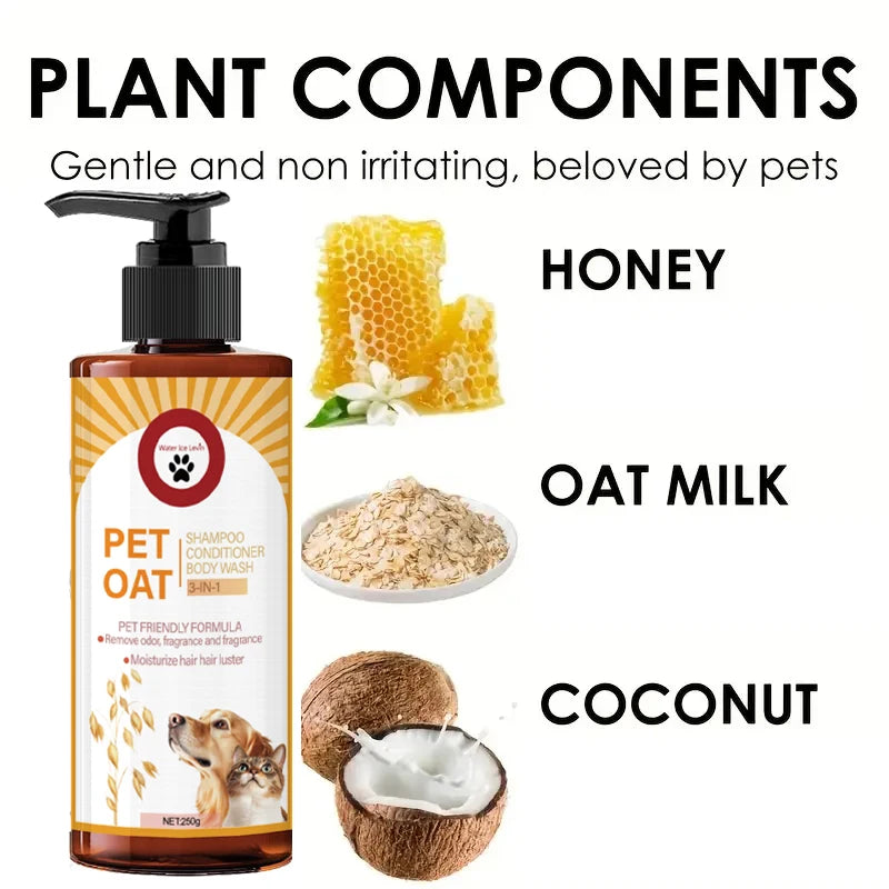 Gentle Pet Shampoo for Dogs & Cats — 250g