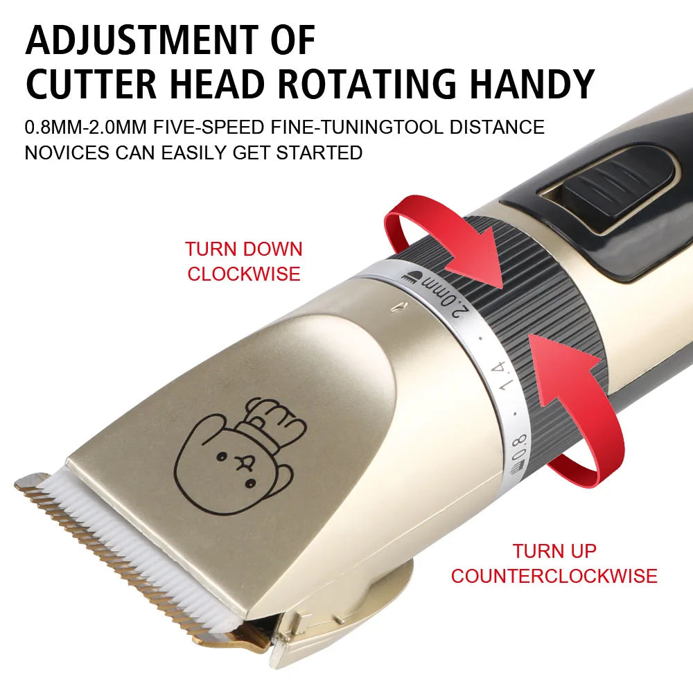 Rechargeable Pet Grooming Clippers for Dogs & Cats