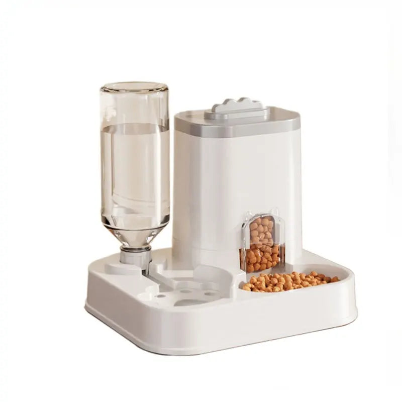 Large-Capacity Pet Food & Water Dispenser