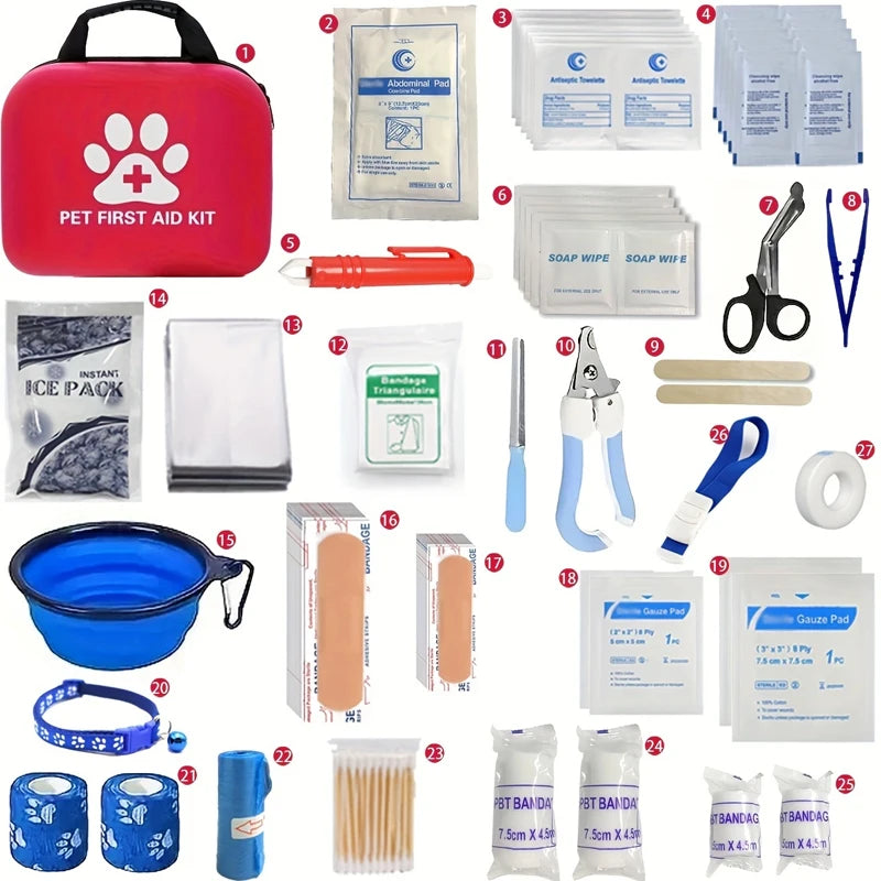 Pet First Aid & Travel Emergency Kit