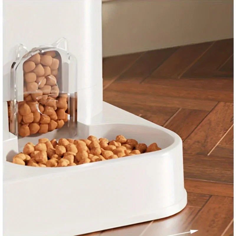 Large-Capacity Pet Food & Water Dispenser