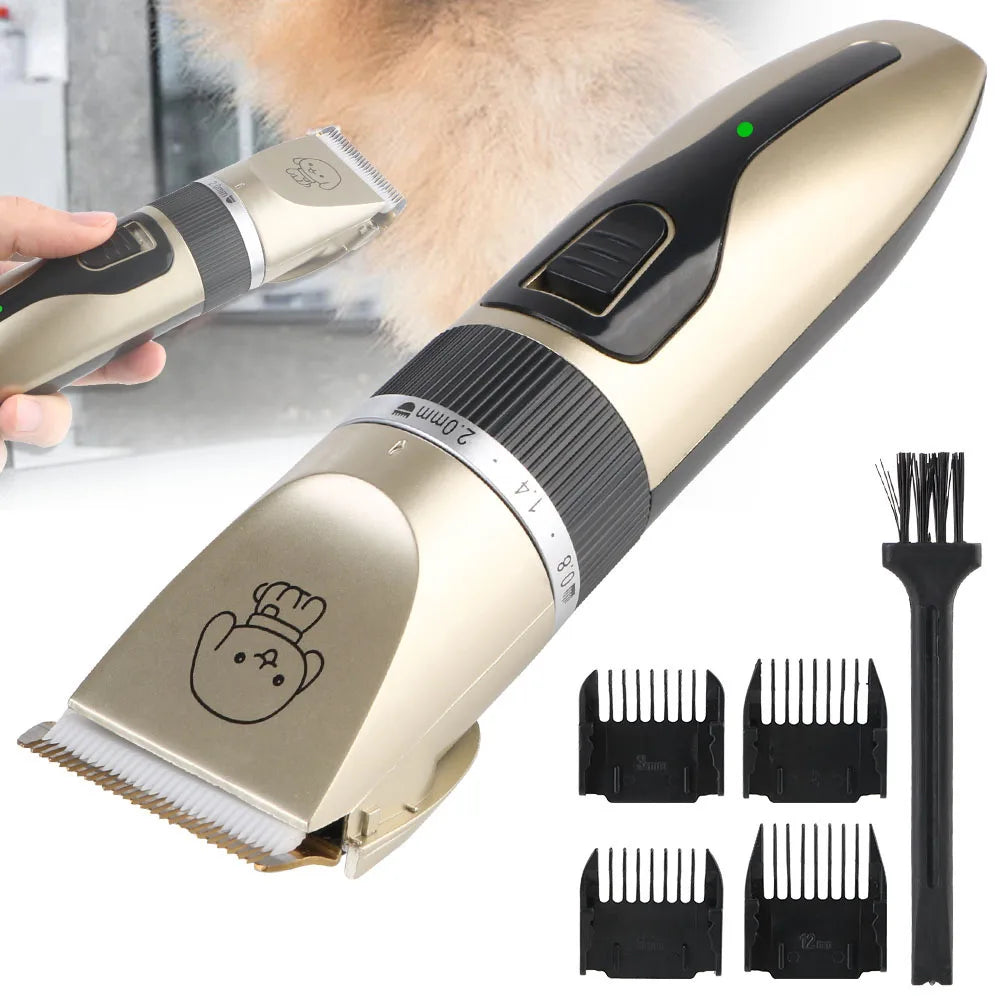 Rechargeable Pet Grooming Clippers for Dogs & Cats