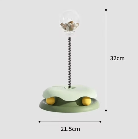Interactive Slow Feeder Cat Toy – Treat & Food Puzzle Dispenser