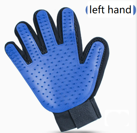 Pet Grooming & Deshedding Glove for Dogs & Cats