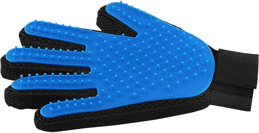 Pet Grooming & Deshedding Glove for Dogs & Cats